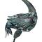 Set of 2 Green Metal Coastal Garden Sculpture, 40", 38"